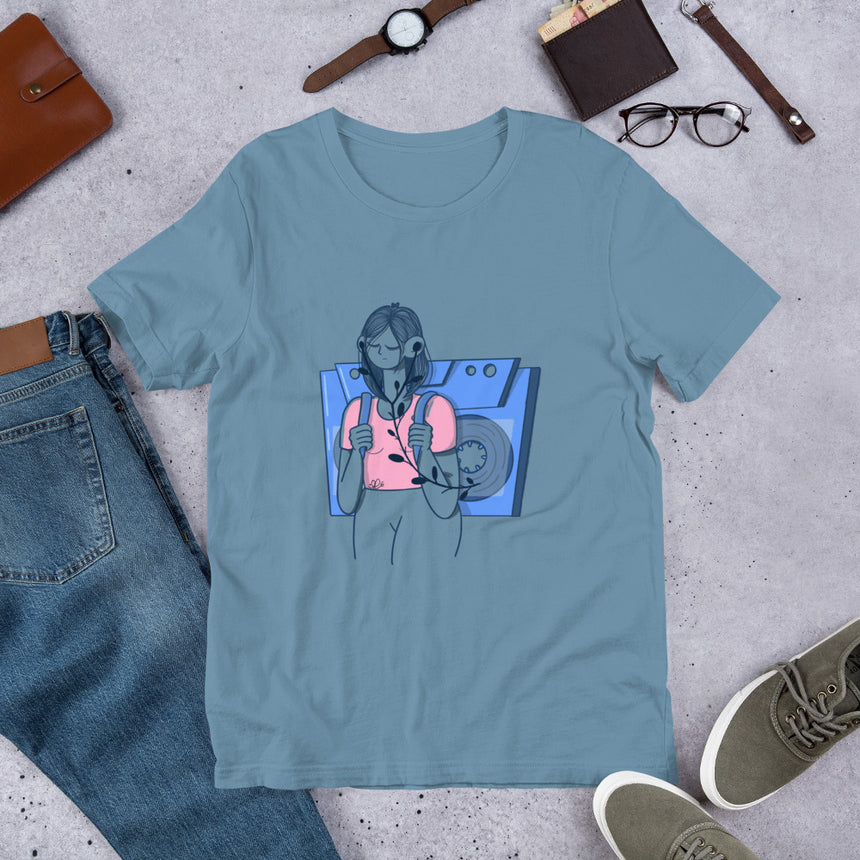 "Music is the only way to heal!" T-shirt by Marjillu