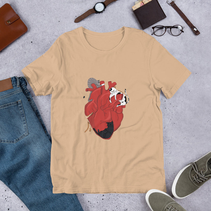 "My heart's anatomy!" T-shirt by Shaadi Kalantari