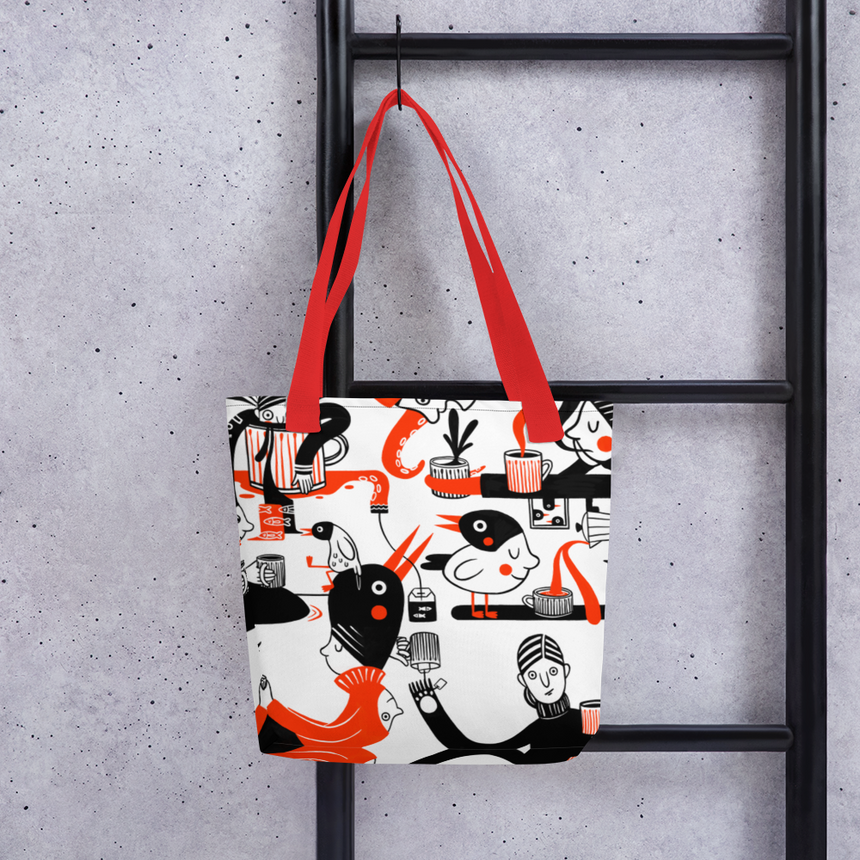 "Cuppa Time" Tote bag by Merle Goll