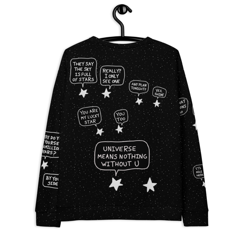 "Stars" Unisex Sweatshirt by Gabriel Sancho
