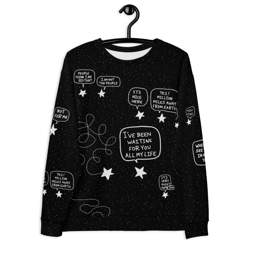 "Stars" Unisex Sweatshirt by Gabriel Sancho