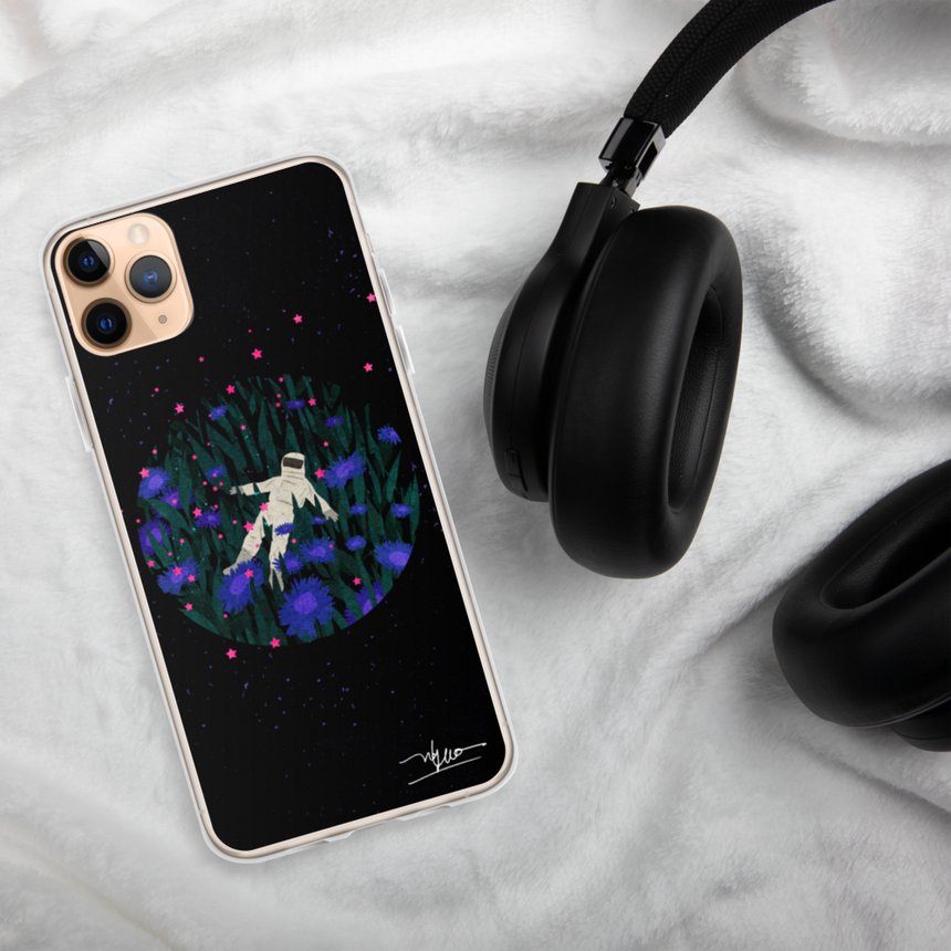 "Violet Planet" iPhone Case by Xuan Loc Xuan