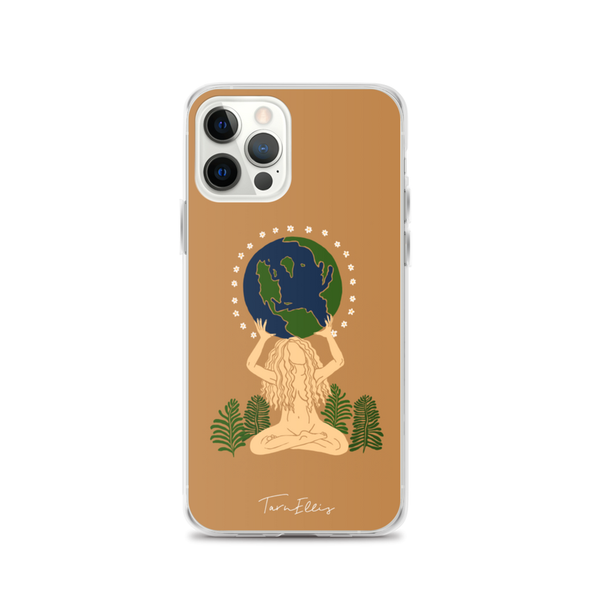 "Love our Planet" iPhone Case by Tarn Ellis