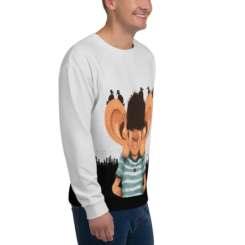 "Earboy" Sweatshirt by Aryan Vandi