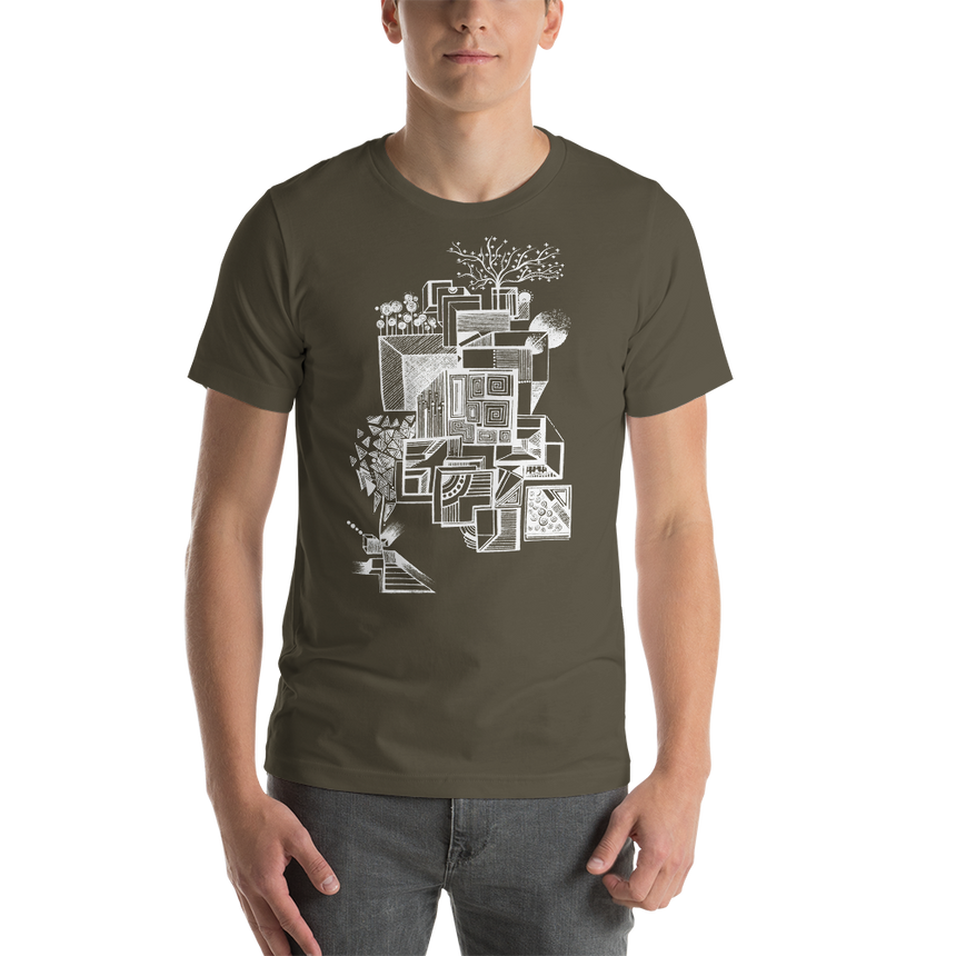"CubeCity" T-Shirt by Sahar Mirzaei