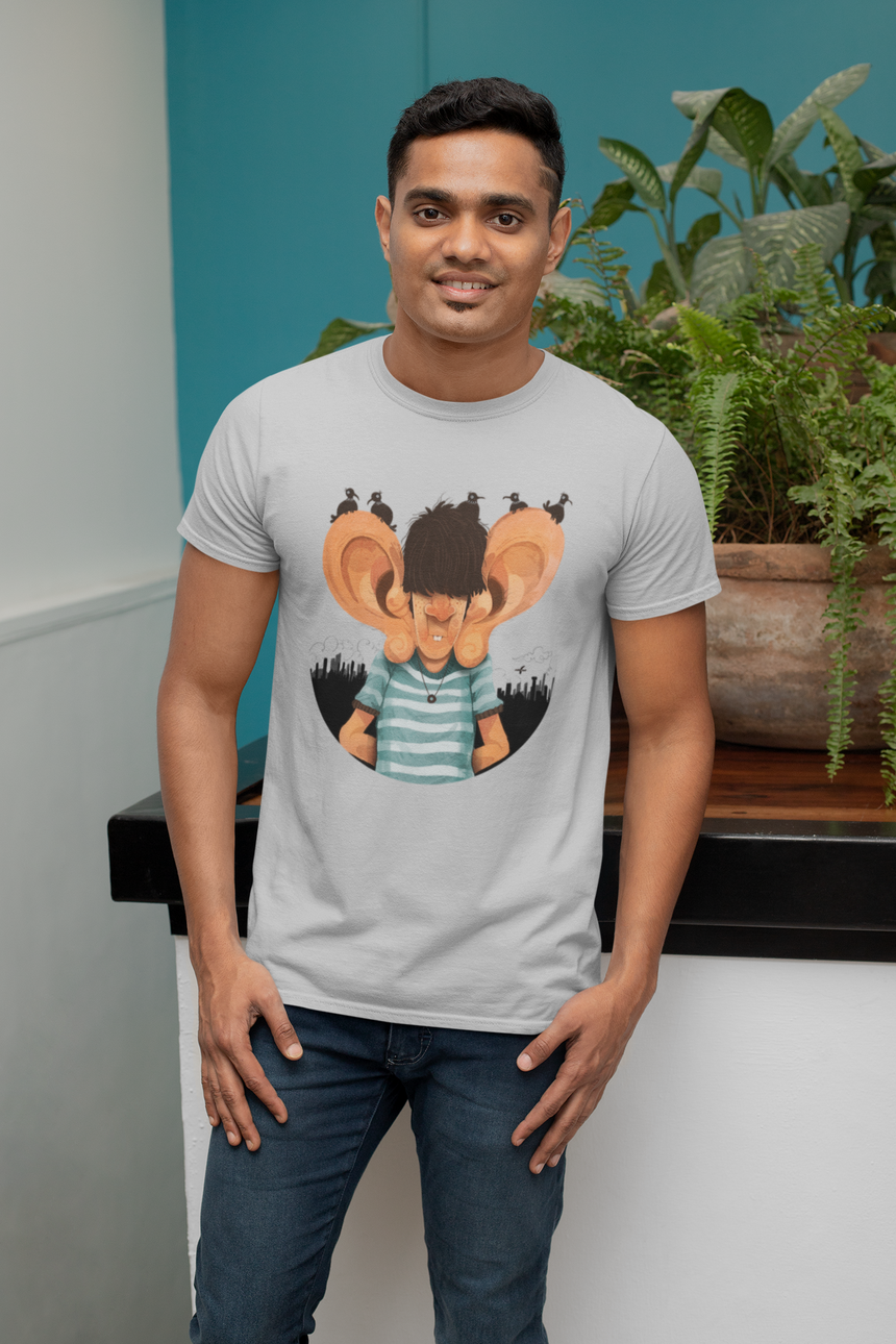 "Earboy" T-Shirt by Aryan Vandi