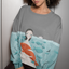 "Rita and fish-Recovered" Sweatshirt by CLODI