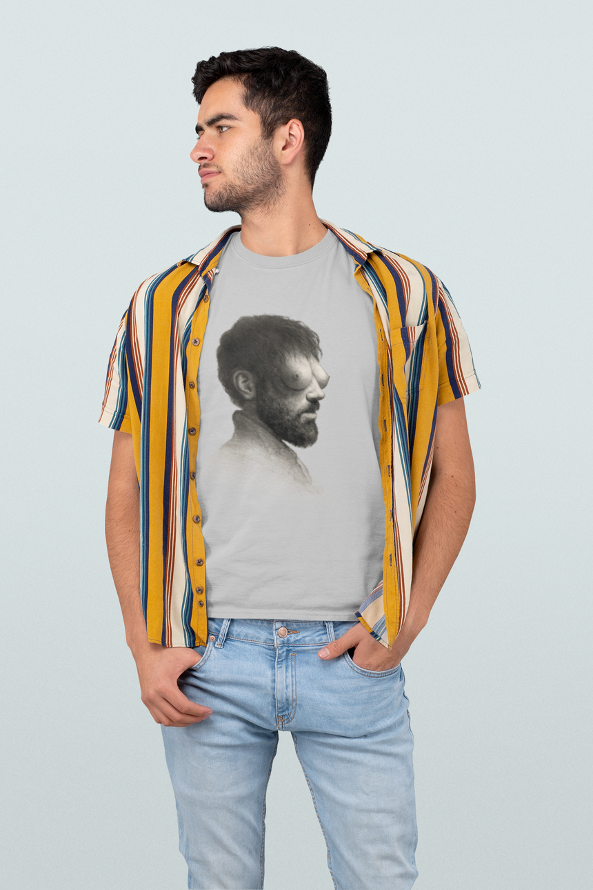 "Alfred Titson" T-Shirt by Raoof Haghighi