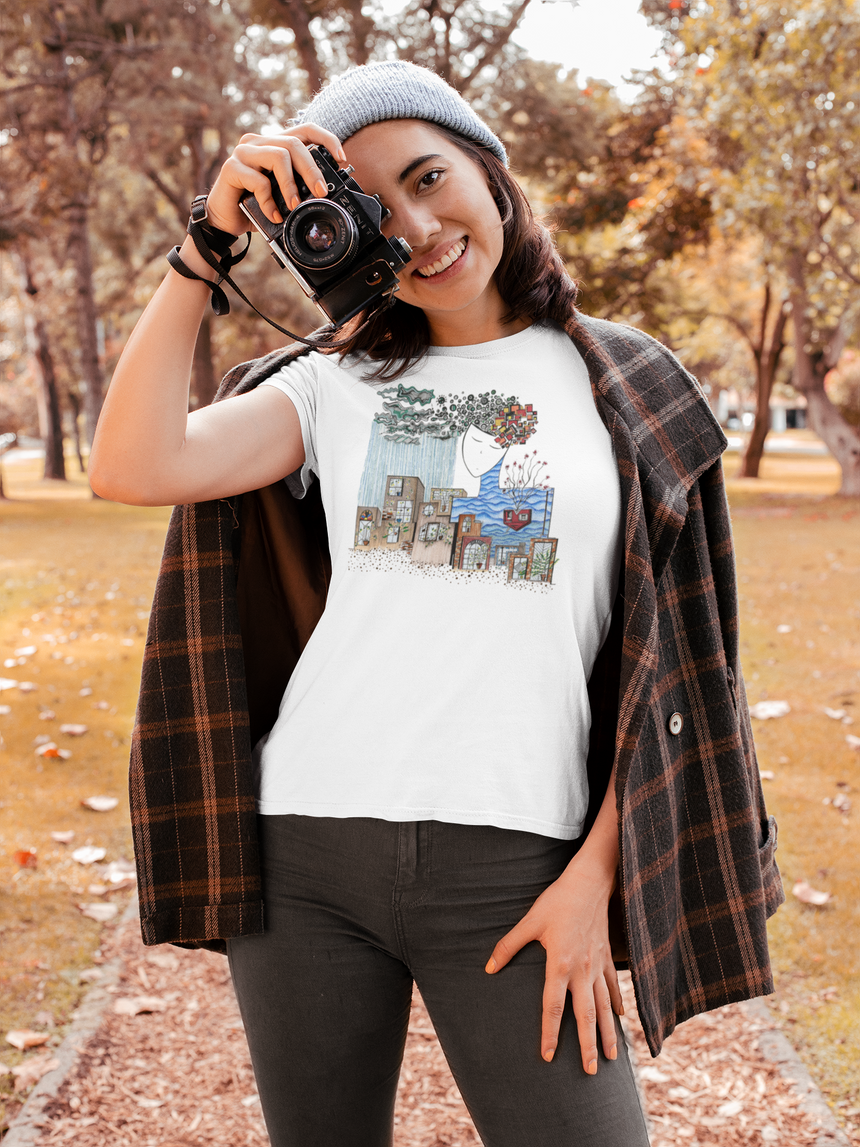 "Self-Heal" Women T-Shirt by Sahar Mirzaei
