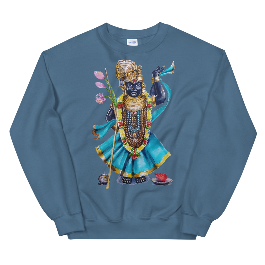 Shri nath - Aurora Unisex Sweatshirt Designed by Ranjeet Singh Sisodiya