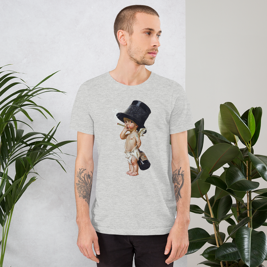 "Little Smoker" T-Shirt Designed by Figaro Many