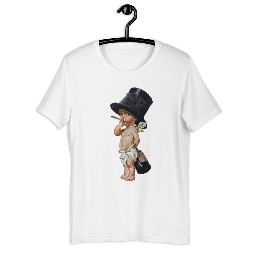 "Little Smoker" T-Shirt Designed by Figaro Many