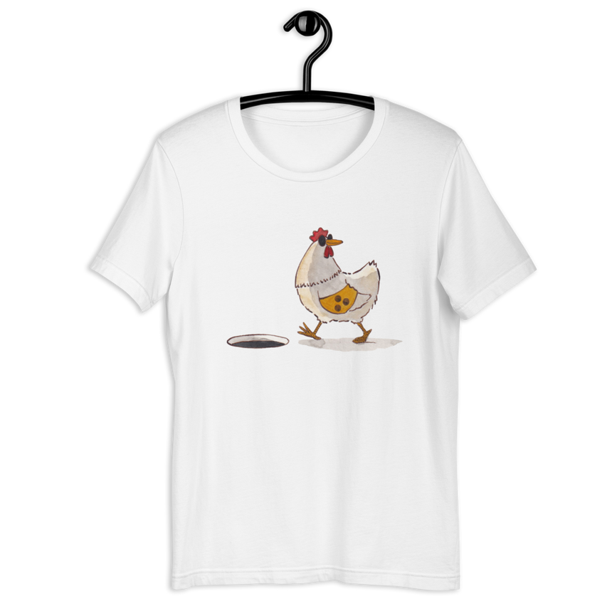 "Blind Chicken" T-Shirt by Friederike Ablang