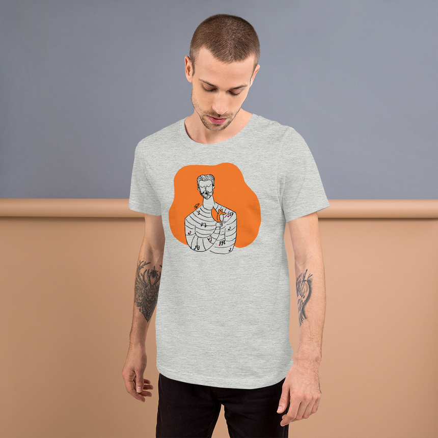 "He Knows All The Whispers" T-shirt by Marjillu