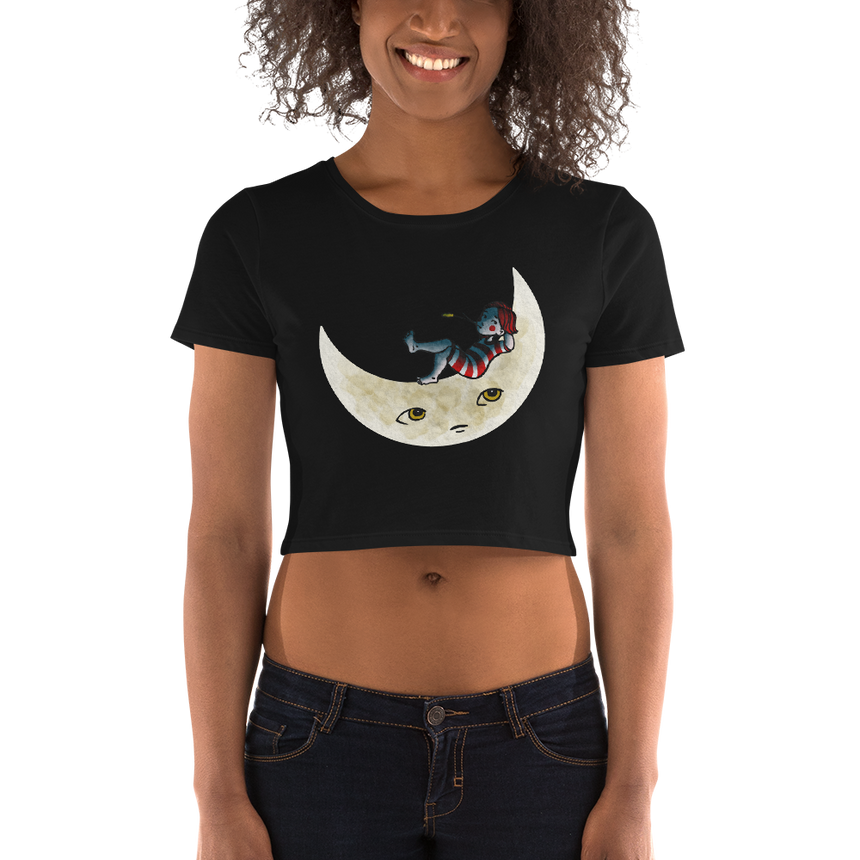 "Contemplation" Crop Top by Friederike Ablang