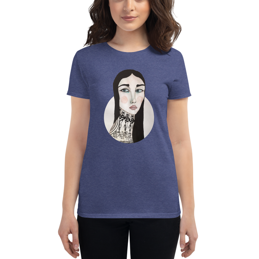 Women T-shirt by Kimia Foroughi