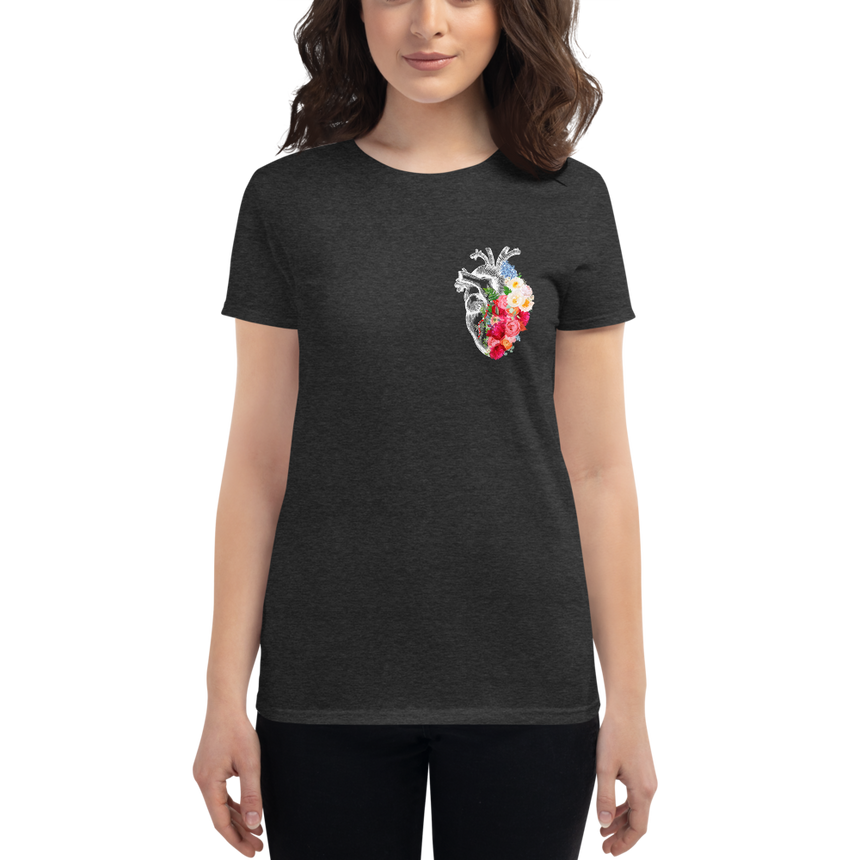 "Spring Comes From Your Heart" Woman T-shirt by Sarai Llamas