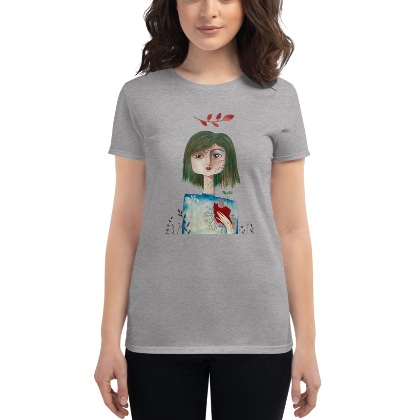 Aurora Woman T-shirt - Art Work by Setareh Motazedi