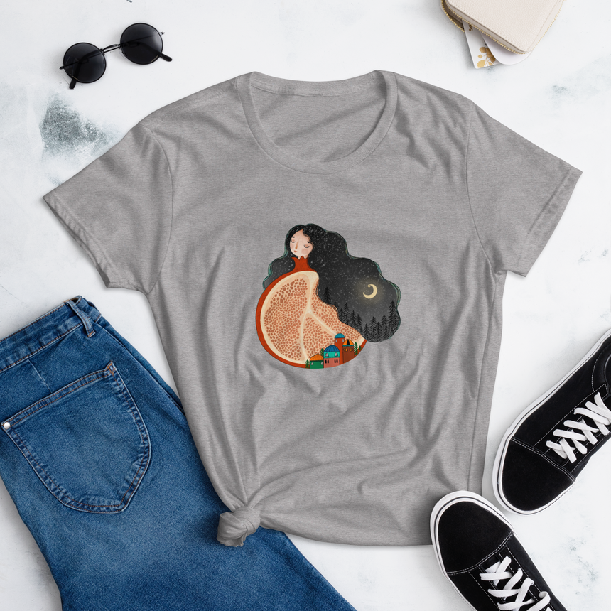 "Yalda" Woman T-shirt by Maryam Mehdihosseini