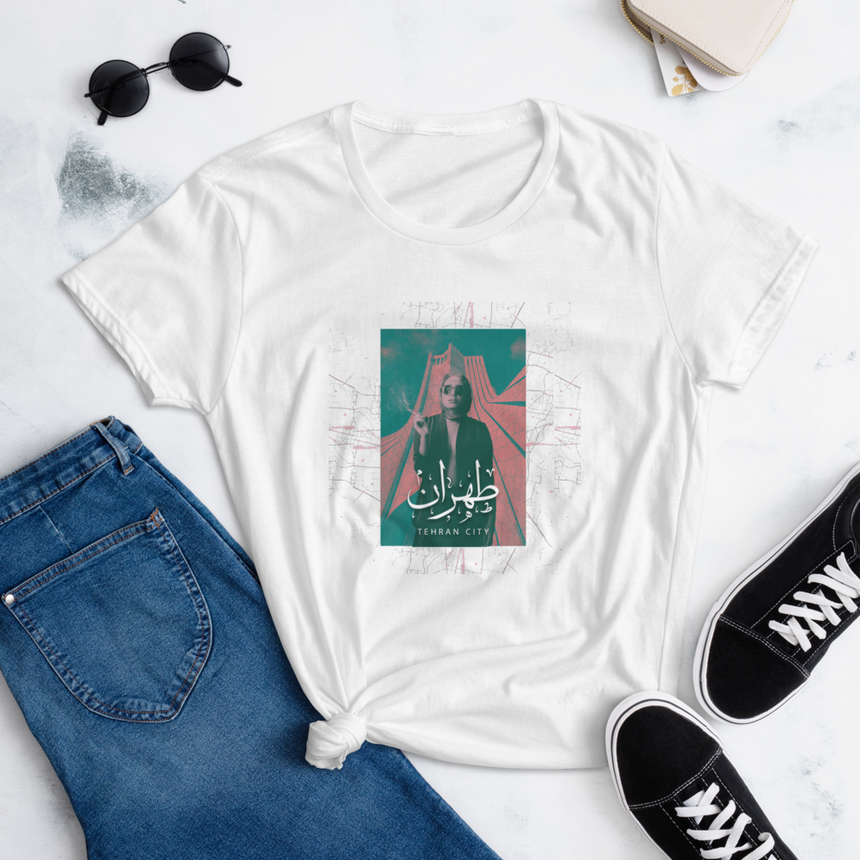 "Tehran" Woman T-shirt by Milad Soltani